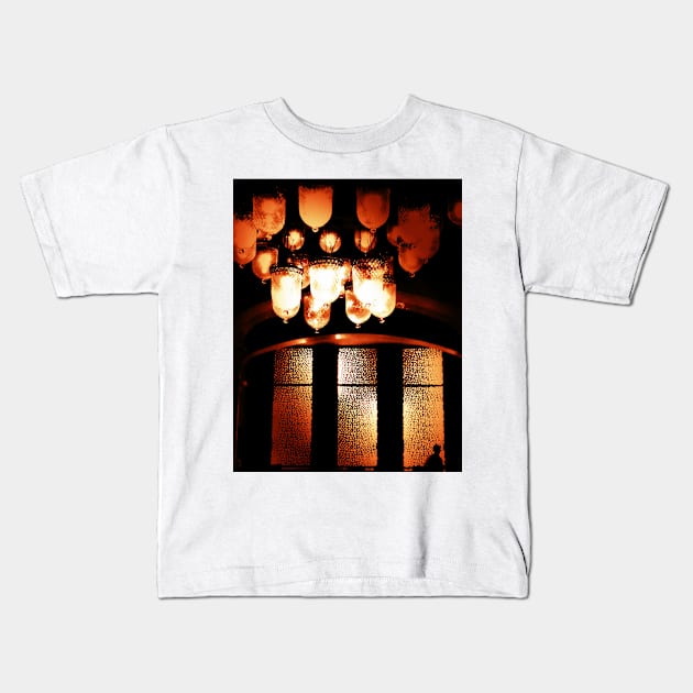 Into the LIGHT Kids T-Shirt by mister-john